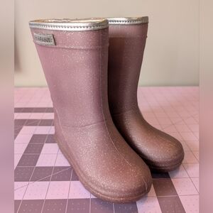 En Fant Shearling Lined Thermal Wellies Rain Boots Kids Size 25 US Size 8